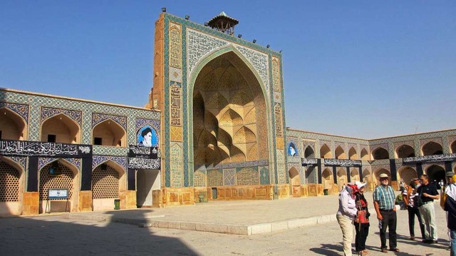 Hof der Freitagsmoschee in Isfahan  | Foto: Niklas Arnegger