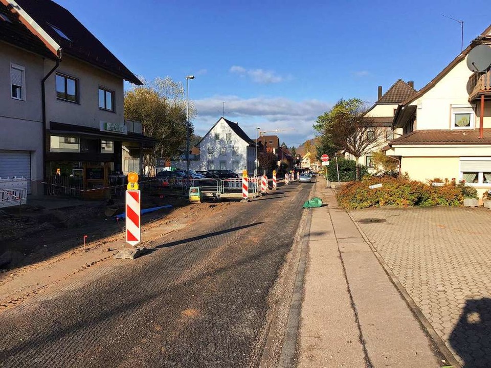 Die Bauarbeiten Auf Der B 415 In Reichenbach Verzogern Sich Lahr