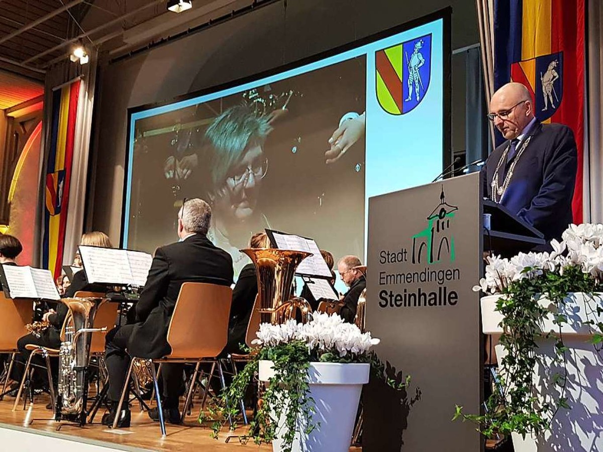 Neujahrsempfang in der Emmendinger Steinhalle