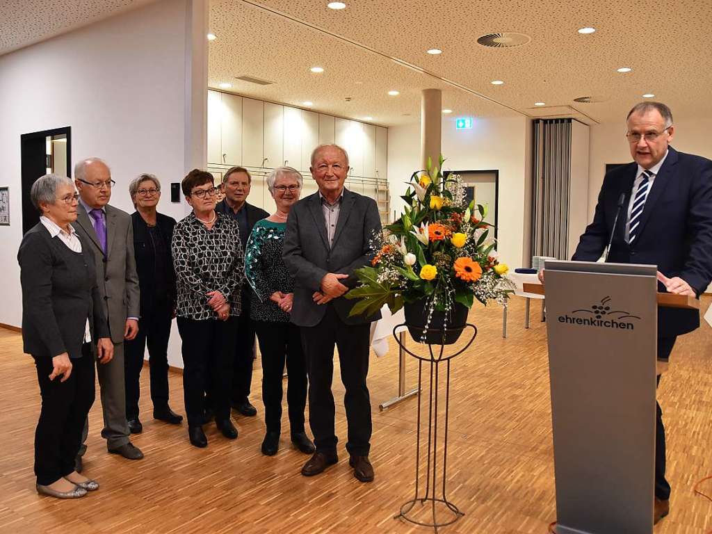 Das Team der Offnadinger Seniorengemeinschaft wurde fr sein Engagement geehrt.