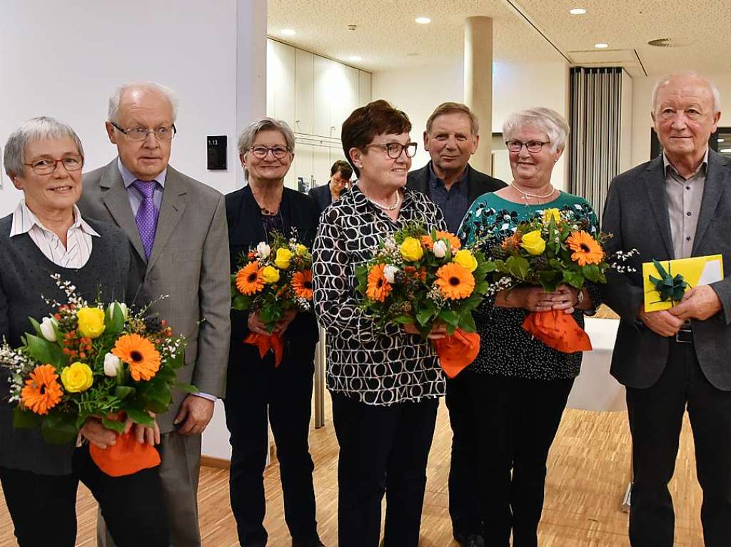 Das Team der Offnadinger Seniorengemeinschaft wurde fr sein Engagement geehrt.