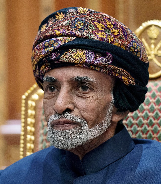 Der verstorbene Sultan von Oman im Januar 2019  | Foto: Andrew Caballero-Reynolds