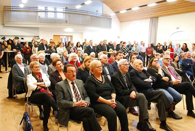 Der Neujahrsempfang in Haagen war gut besucht.  | Foto: Thomas Loisl Mink