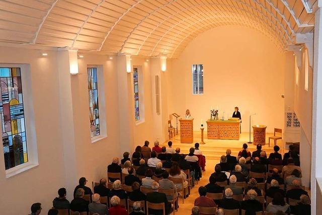 Die evangelische Kirche ist eingeweiht