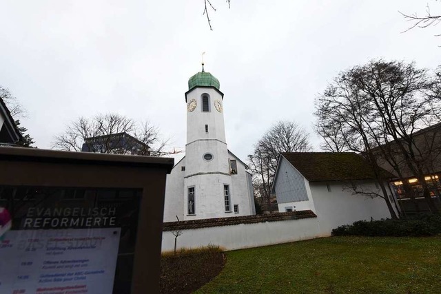 Die Dorfkirche in Kleinhningen: Hier ...nst, der von Vermummten gestrt wurde.  | Foto: Jonas Hirt