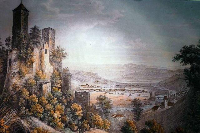 Die Burg Rtteln Lrrach und die sthetik der Ruine in der Literatur