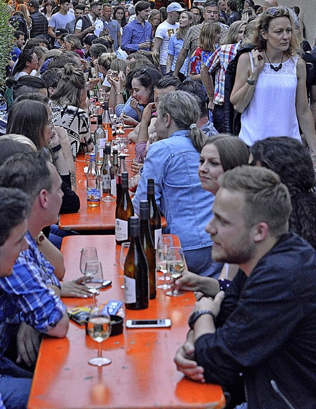 Nicht nur auf dem Weinfest wie hier in...unktioniert das Miteinander recht gut.  | Foto: Michael Bamberger