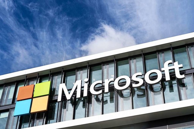 Microsoft bekam einen Hinweis.  | Foto: Matthias Balk (dpa)