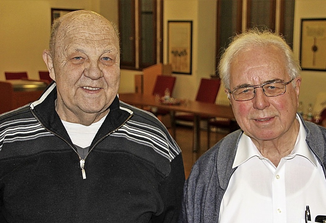 Rudi Nadler (links) übergibt das Amt an Günter Krug.   | Foto: Werner Schnabl