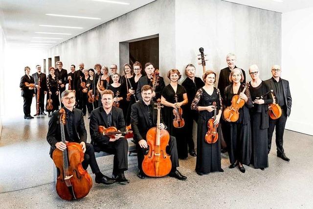 Das Freiburger Barockorchester mit Musik des galanten Zeitalters