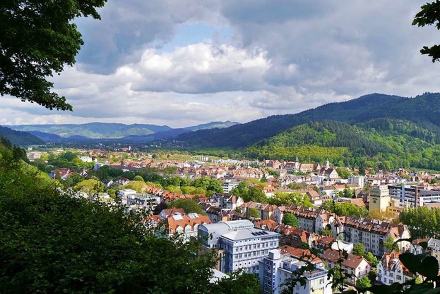 Blick ber die Wiehre, aufgenommen vom Schlossberg  | Foto: Anna-Dorothea Witte-Rotter