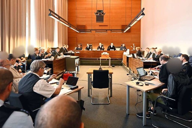 Seit Juni wird der Fall am Landgericht Freiburg verhandelt (Archivbild).  | Foto: Patrick Seeger (dpa)