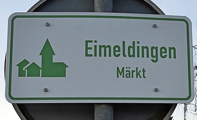 Schild am Ortsrand von Mrkt  | Foto: Hannes Lauber