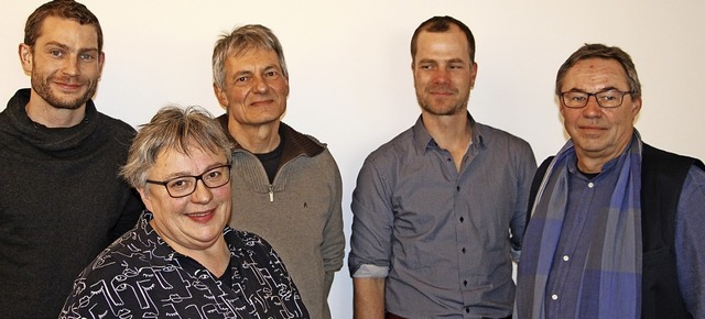 Die Organisatoren und Referenten der T... (Demeterberatung) und Jochen Pucher.   | Foto: Uli Spielberger