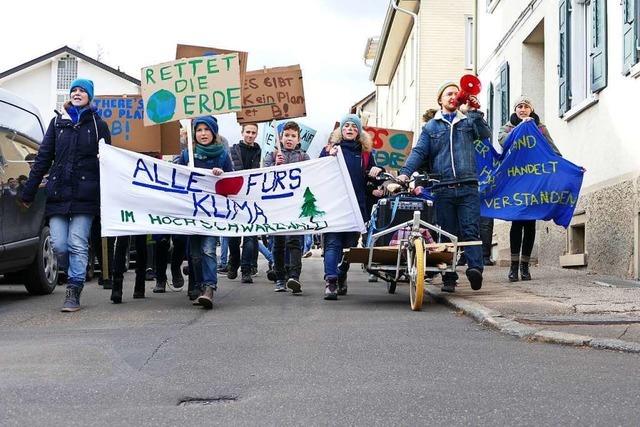 Dritte Aktion der Klimaschutzbewegung in Titisee-Neustadt