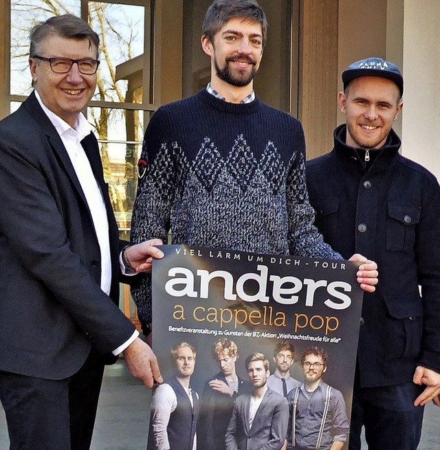 Freuen sich auf das Konzert des A-capp..., Fabian Weithoff und Johannes Berning  | Foto: Hans Jrgen Kugler