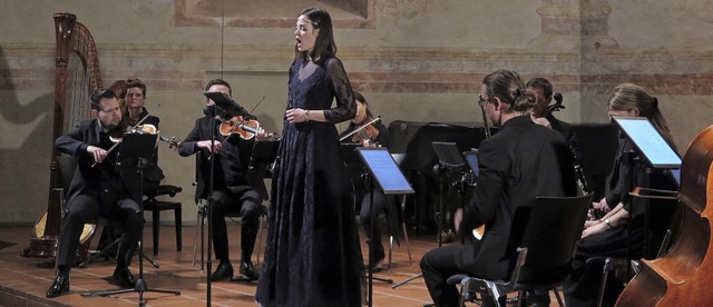 Konzert mit einer echten Fee: Das Ense...usverkauften Mllheimer Martinskirche.  | Foto: Dorothee Philipp