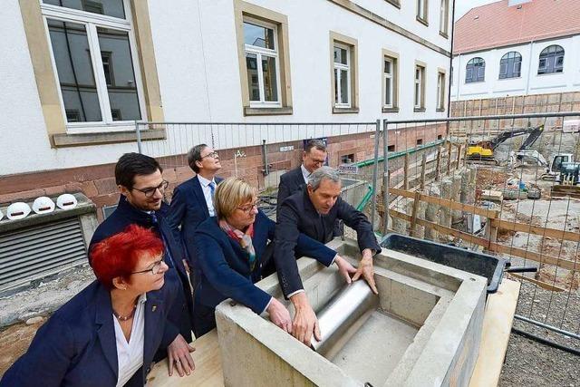 2022 soll das neue Freiburger Justizzentrum am Holzmarkt fertig sein