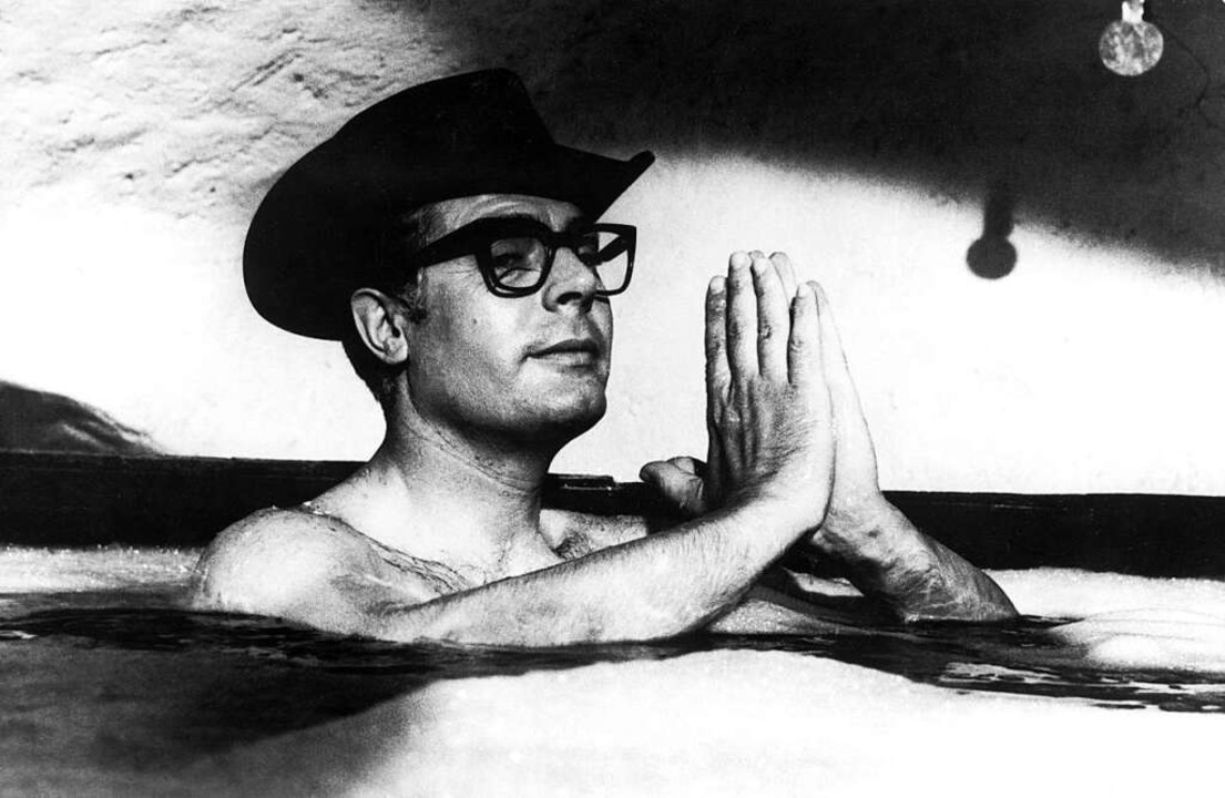 Alter Ego seines Regisseurs: Marcello ...r in &#8222;Achteinhalb&#8220; (1963).  | Foto: United Archives / 0000015