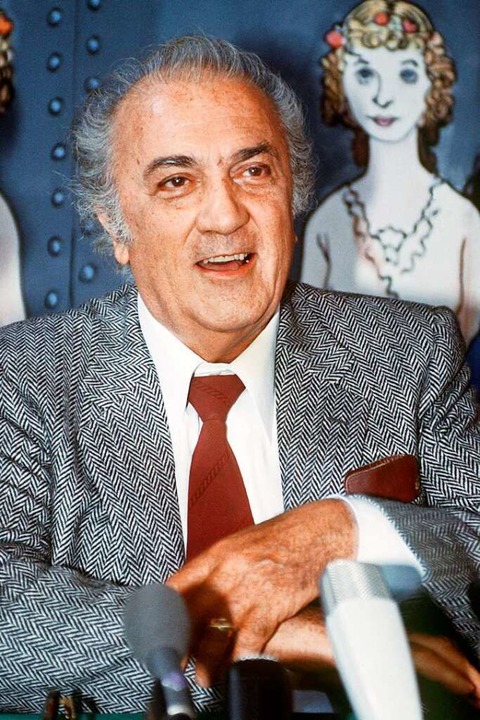 Fellini im Jahr 1984  | Foto: Ursula Dren