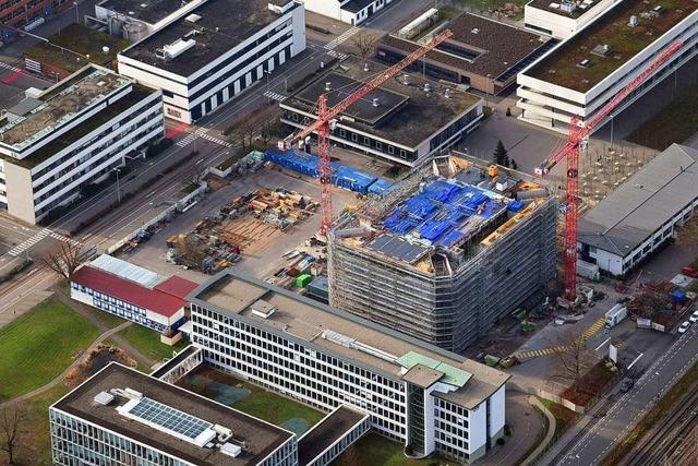 Zu Besuch auf der 60-Millionen-Euro-Baustelle in Grenzach-Wyhlen