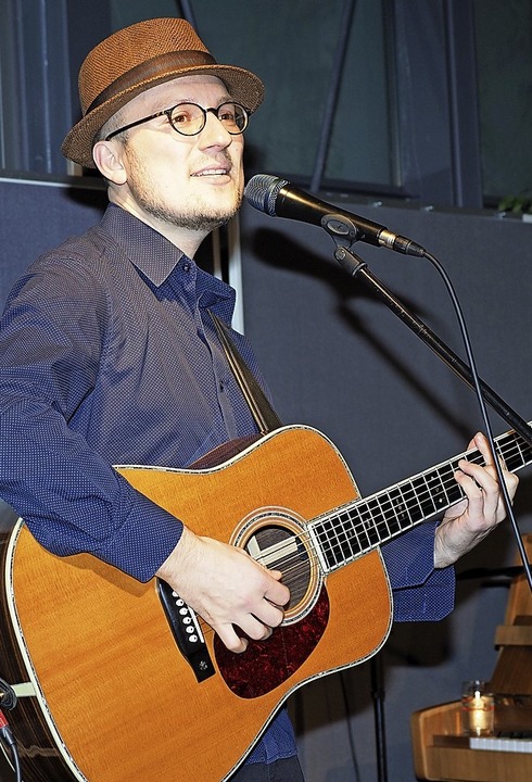 Julian Rombach im Herbolzheimer Torhaus   | Foto: Michael Haberer