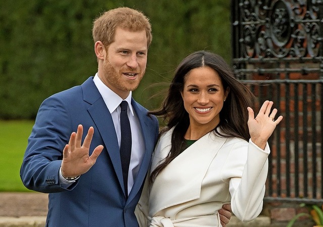 Der Duke und die Duchess of Sussex sagen Tschss &#8211; und das hat Folgen.  | Foto: Dominic Lipinski