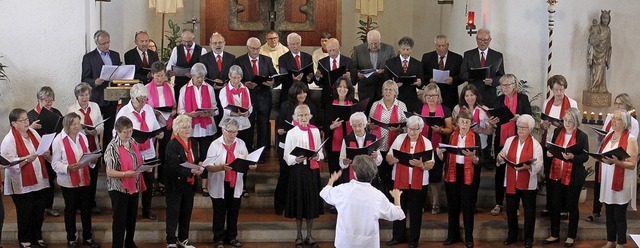 Der Kirchenchor Husern hat viele kirchliche Anlsse musikalisch mitgestaltet.   | Foto: Cornelia Liebwein