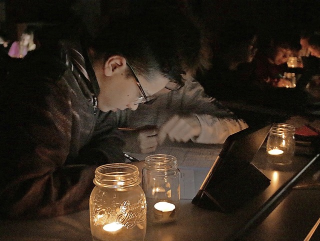 Schultag ohne Strom: In Rafz, der Schw...Ressource Energie zu sensibilisieren.   | Foto: Juergen Trebs