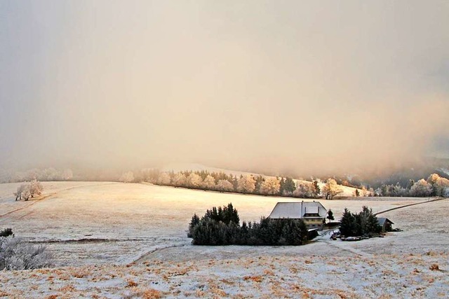 Lichtspiel am Schauinsland.  | Foto: BERND WEHRLE