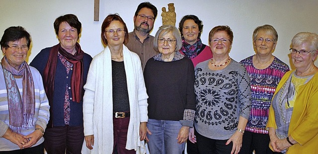 Der Vorstand des Kirchenchors freut sich auf ein spannendes Jahr.  | Foto: Rolf Reimann