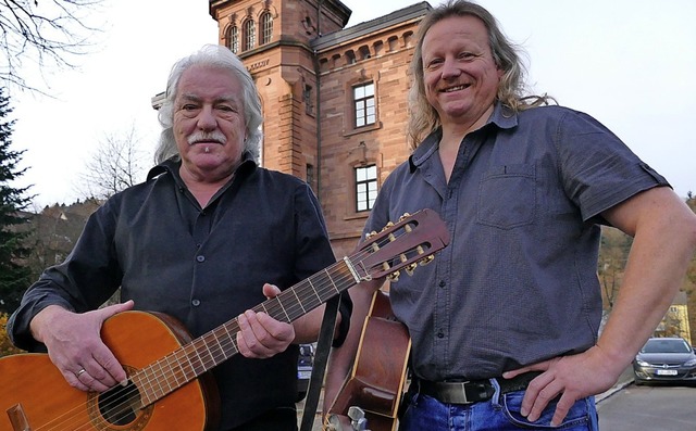 Jeannot und Christian Weienberger wer...bhni wieder Mundart-Songs vortragen.   | Foto: Andr Hnig