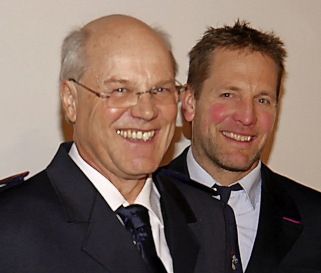 Geehrt: Bernhard Tritschler (links) und Ralph Ketterer   | Foto: Eva Korinth