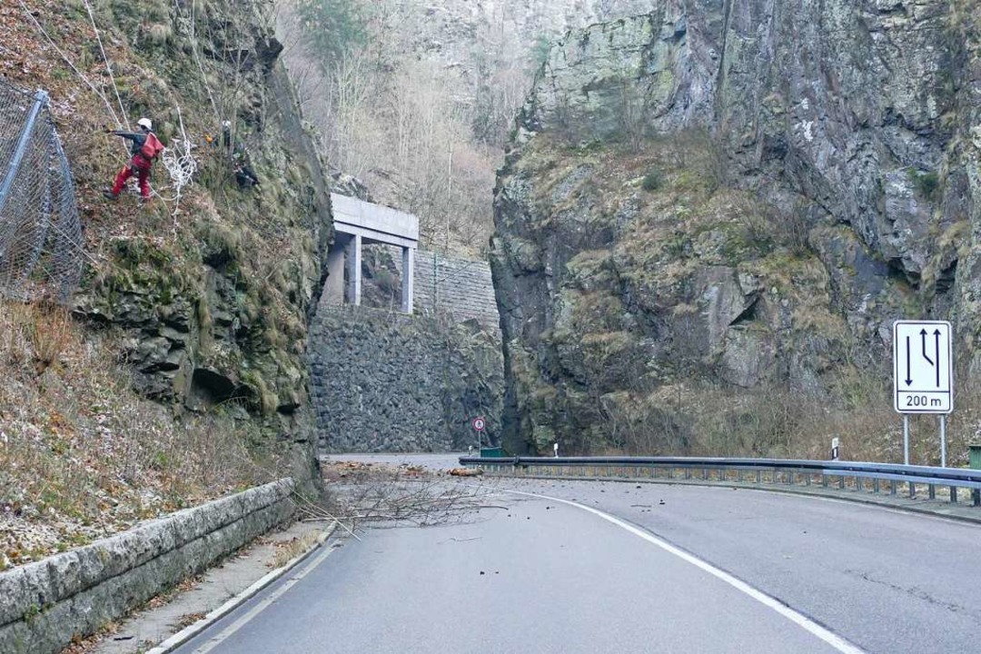 Steinschlag am Hirschsprung Warum die Bundesstraße 31 für