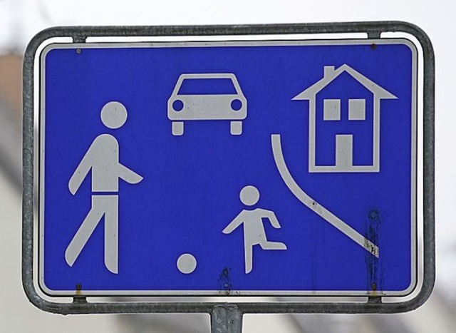 Eine Spielstrae soll den Verkehr auf dem Verbindungsweg bremsen.  | Foto: Friso Gentsch