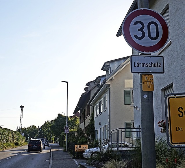 Ruhig geht es inzwischen in Schallstad...erkehr und Lrm sind weniger geworden.  | Foto: Julius Wilhelm Steckmeister