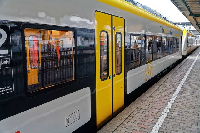 In einer S-Bahn Richtung Denzlingen so...stigt und bedroht haben (Symbolbild).  | Foto: Martin Wendel