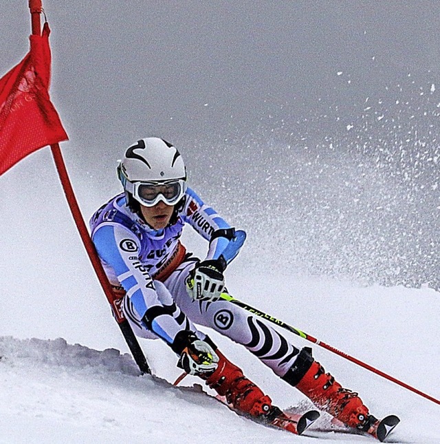 Leon Laule hat sich am Oberjoch gegen die bayrische Konkurrenz behauptet.   | Foto: Privat