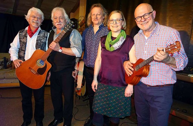 Zum zweiten Alemannen-Gipfel trafen si..., Ulrike Derndinger und Heinz Siebold.  | Foto: Roswitha Frey