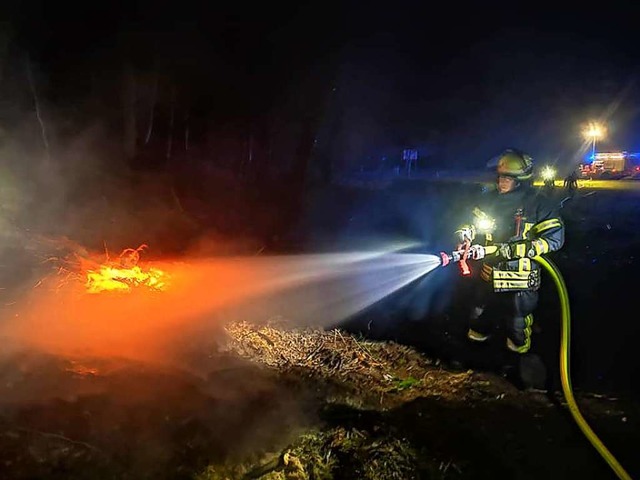 Die Feuerwehr Murg wurde in der Nacht ...and im Bereich Murg-Rothaus alarmiert.  | Foto: FFW Murg