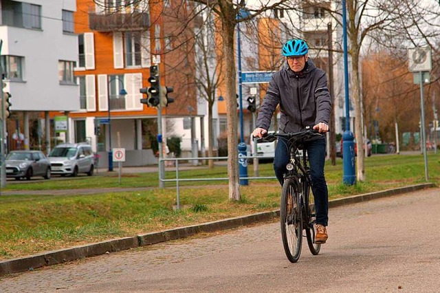 Sigi Suhr fhrt seit 50 Jahren Fahrrad.  | Foto: Joshua Kocher
