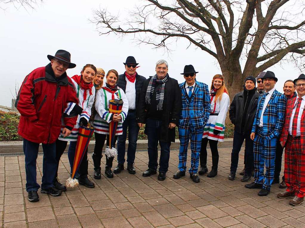 Impressionen vom Narrentag der Znfte des Viererbunds in berlingen mit Nacht- und Tagumzug, Schwertletanz und frhlichem, bunten Treiben in der alten Stadt am Bodensee.