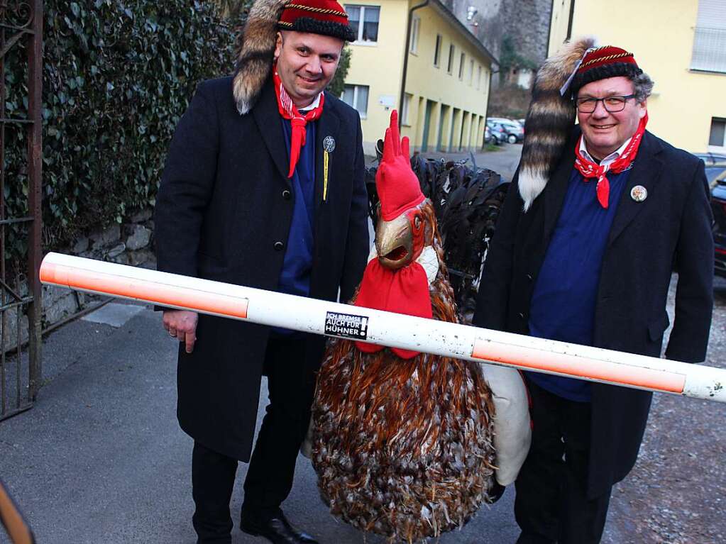 Impressionen vom Narrentag der Znfte des Viererbunds in berlingen mit Nacht- und Tagumzug, Schwertletanz und frhlichem, bunten Treiben in der alten Stadt am Bodensee.