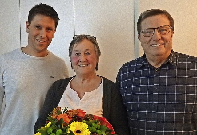 Jochen Zllin (links im Bild) wurde zu...ts mit groem Engagement untersttzte.  | Foto: Bianca Flier