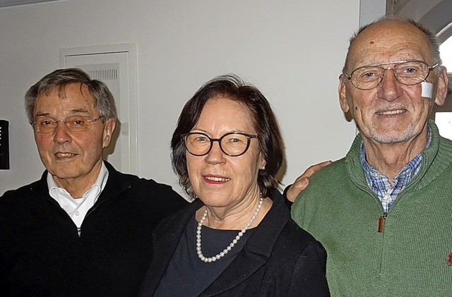 Wilfried Haller, Margarete Schfer und Hans Dieter Geugelin (von links)   | Foto: Johanna Hoegg