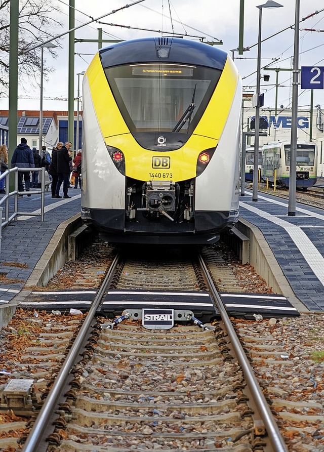 Die Breisgau-S-Bahn sorgte auch im Kreistag fr ordentlich Diskussionsstoff.  | Foto: Martin Wendel