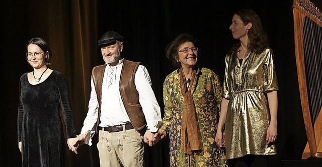 Xenia Busam, Martin Rausch, Sigrid Voigt und Nadia Birkenstock (von links)  | Foto: Carola Bruhier