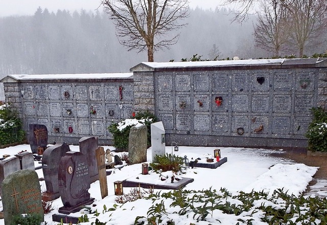 Der Rickenbacher Friedhof ist nicht in...ckenbacher Gemeinderte haben wollen.   | Foto: Wolfgang Adam