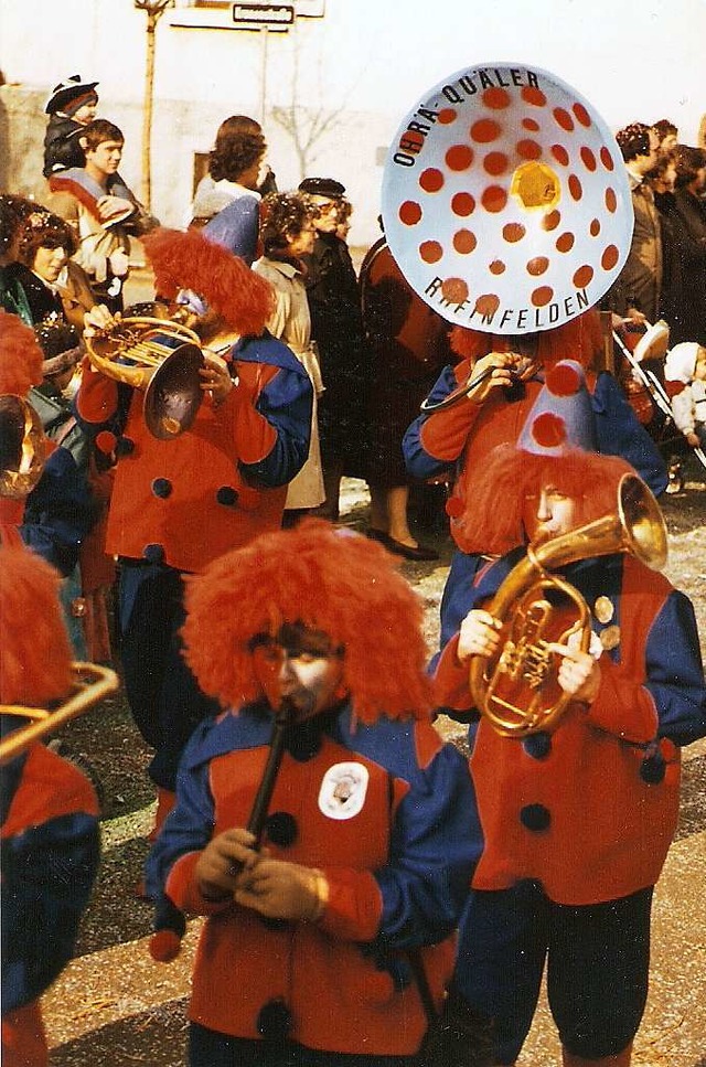 Seit 50 Jahren bereichern die Ohrquler die Rheinfelder Fasnacht.  | Foto: Pressefoto Ohrquler