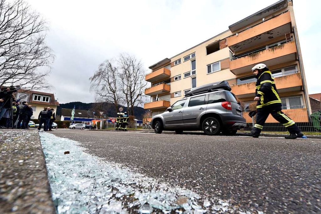 Im dritten Stock eines Wohnhauses in E...ühen Freitagmorgen zu einer Explosion.  | Foto: Thomas Kunz